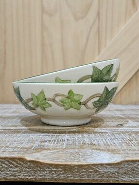 Vintage | Franciscan Ivy Pair Of Oatmeal Bowls
